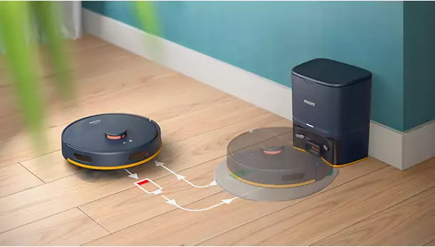 Robotický vysavač Philips 2000 Series XU2000/15 modrý