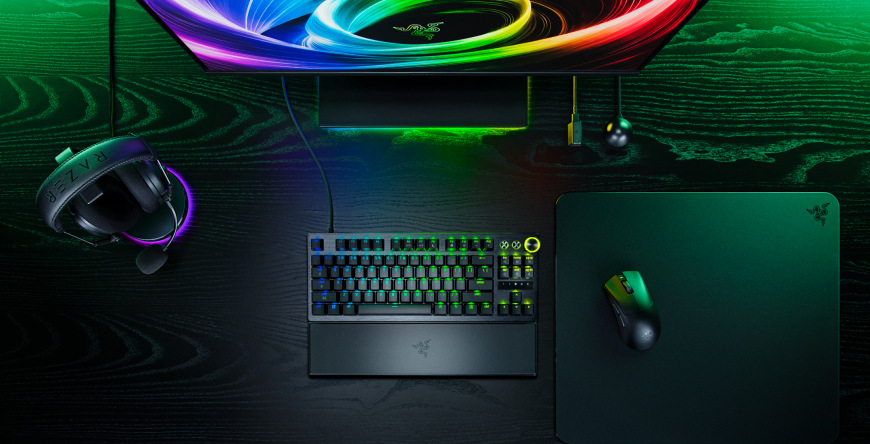 Klávesnice Razer Huntsman V3 Pro Tenkeyless 8KHz, US Layout černá
