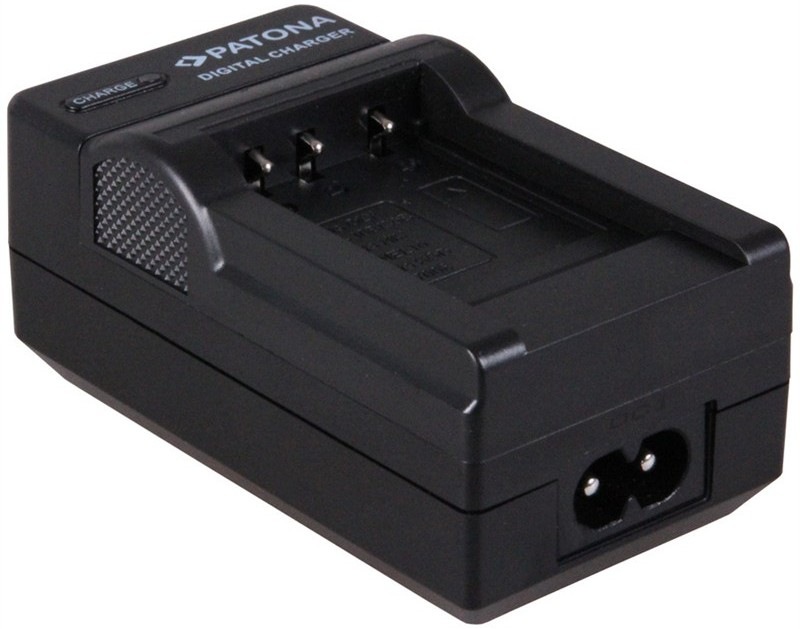 Nabíječka PATONA 2v1 Li-40B/Li-42B, 230V/12V pro přístroje Olympus kompatibilní s bateriemi Li-40B a Li-42B