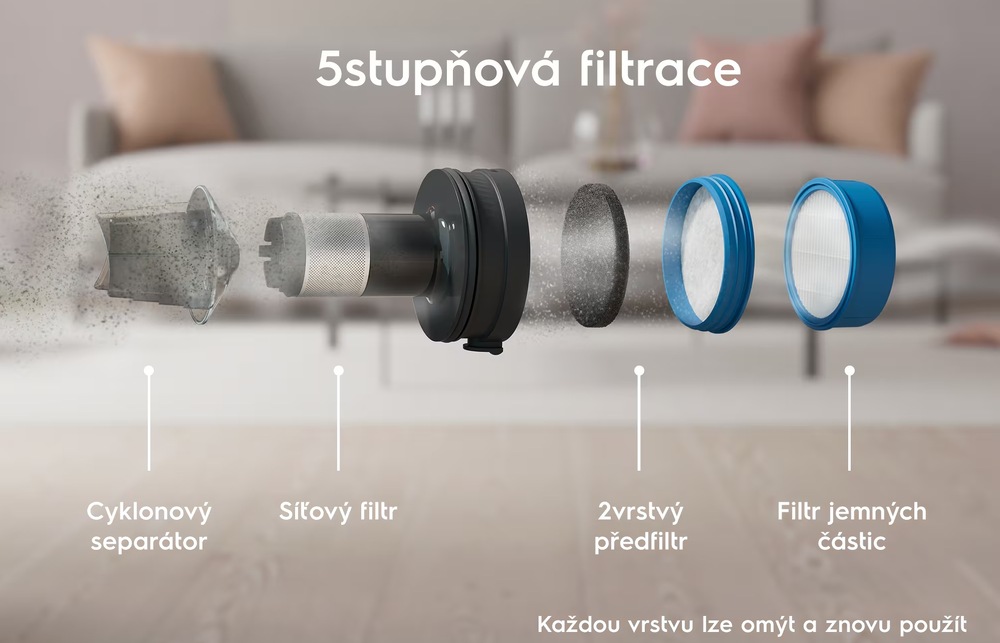 Tyčový vysavač Electrolux 700 Ultimate EP71UB14DB