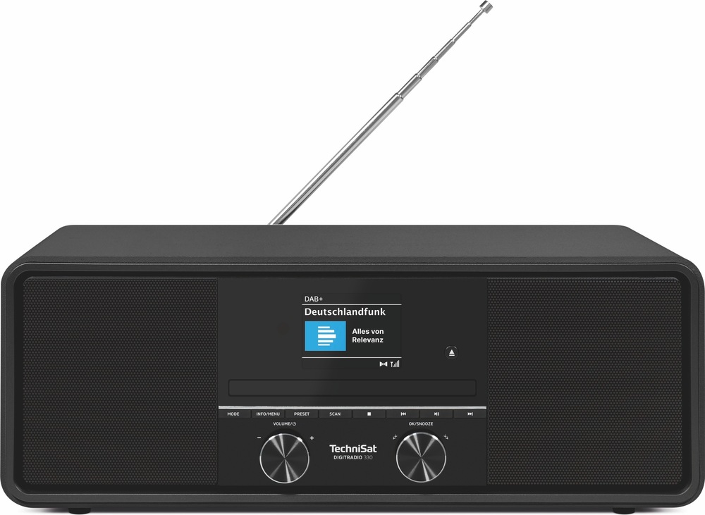Radiopřijímač TechniSat DIGITRADIO 330, černá barva