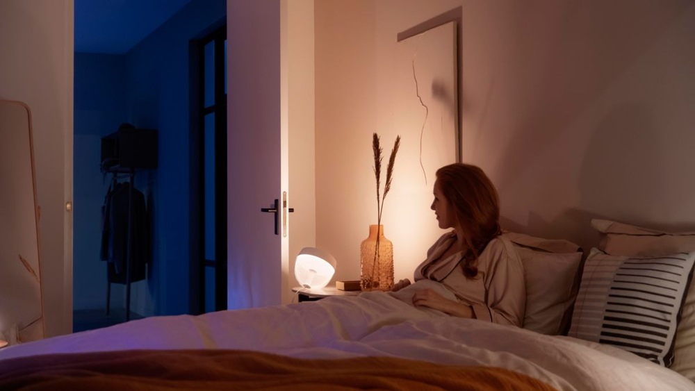 Stolní LED lampička Philips Hue Iris Silver Special Edition stříbrná Stolní LED lampička Philips Hue Iris Silver Special Edition stříbrná
