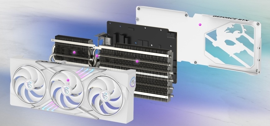 Grafická karta MSI GeForce RTX 5080 16G GAMING TRIO OC WHITE Grafická karta MSI GeForce RTX 5080 16G GAMING TRIO OC WHITE