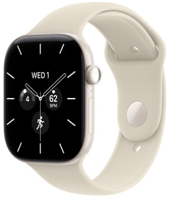  Apple Watch Series 12 GPS + Cellular 42 mm černý hliník, černý sportovní řemínek - S/M