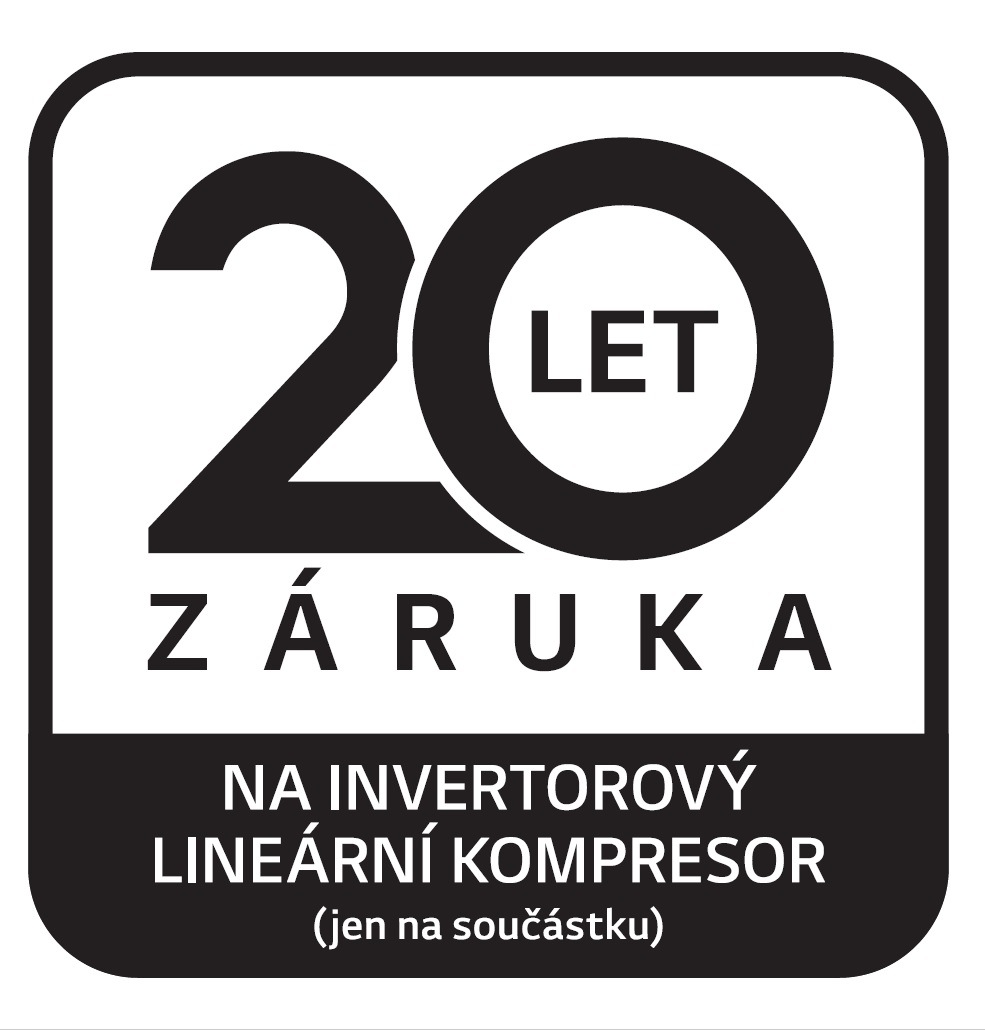 Chladnička s mrazničkou LG GBB92STBAP stříbrná inverter_linear_zaruka