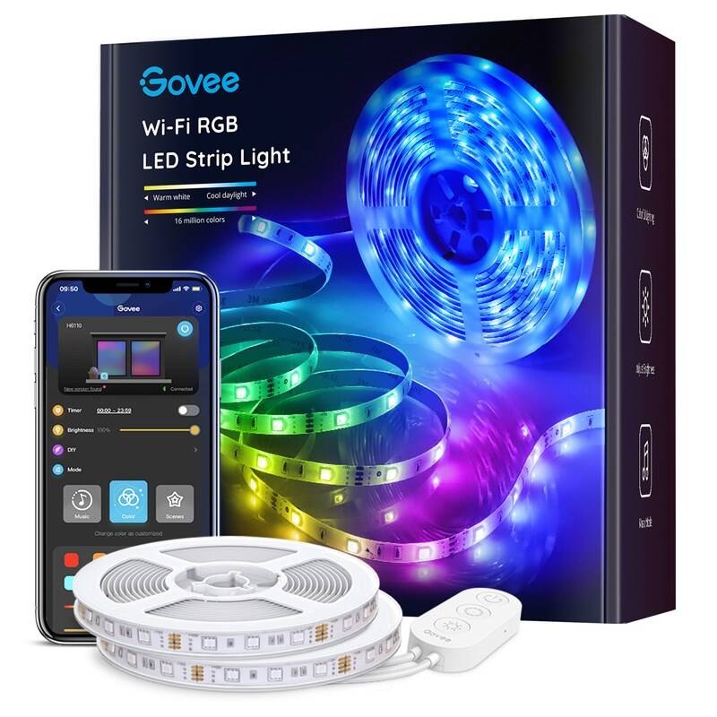 LED pásek Govee WiFi RGB Smart, 10m