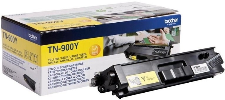 Toner Brother TN-900Y, 6000 stran - žlutý