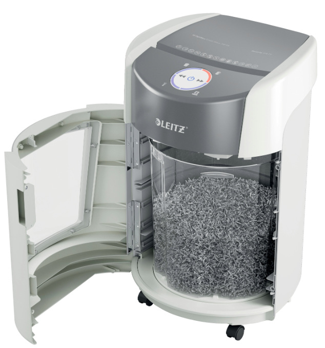 Skartovač Leitz IQ OptiMax 350 - bílý