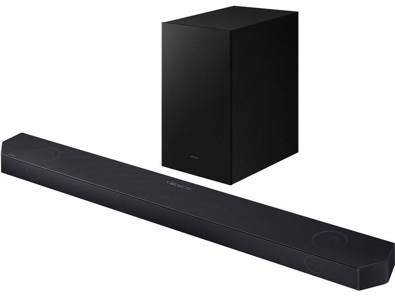 Soundbar Samsung HW-Q600H černý Soundbar Samsung HW-Q600H na bílém pozadí