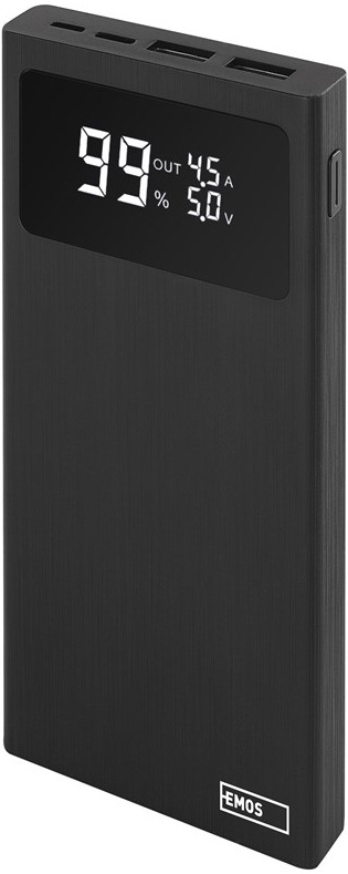 EMOS BetaQ 10, 10 000 mAh, 22,5 W, černá