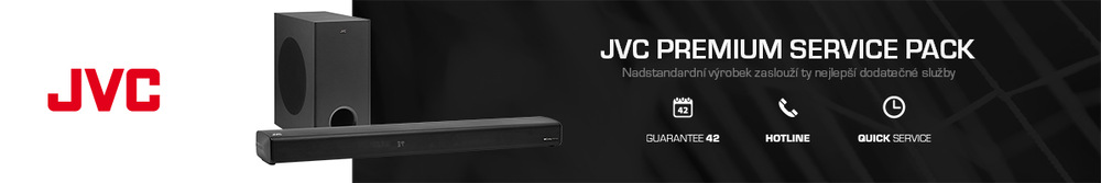 Soundbar JVC TH-E534B černý Soundbar JVC TH-E534B, prémiový servis