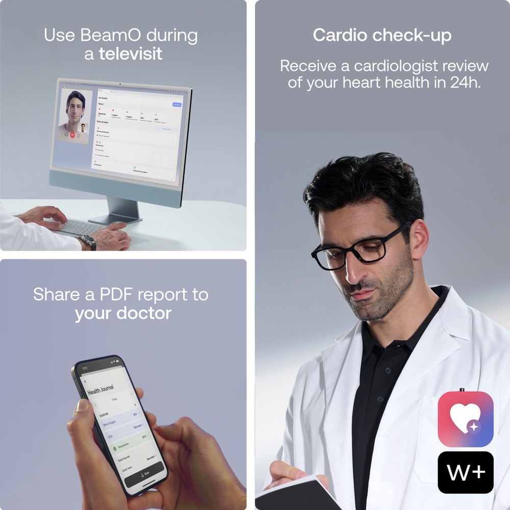 Teploměr Withings BeamO 4-in-1 MultiScan bílý