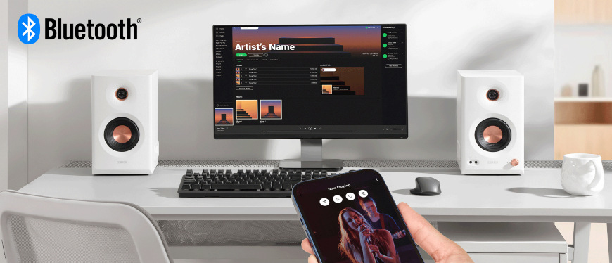 Reproduktory Edifier MR5 (2 ks) bílé EDIFIER MR5, aktivní, 2ks, bílá