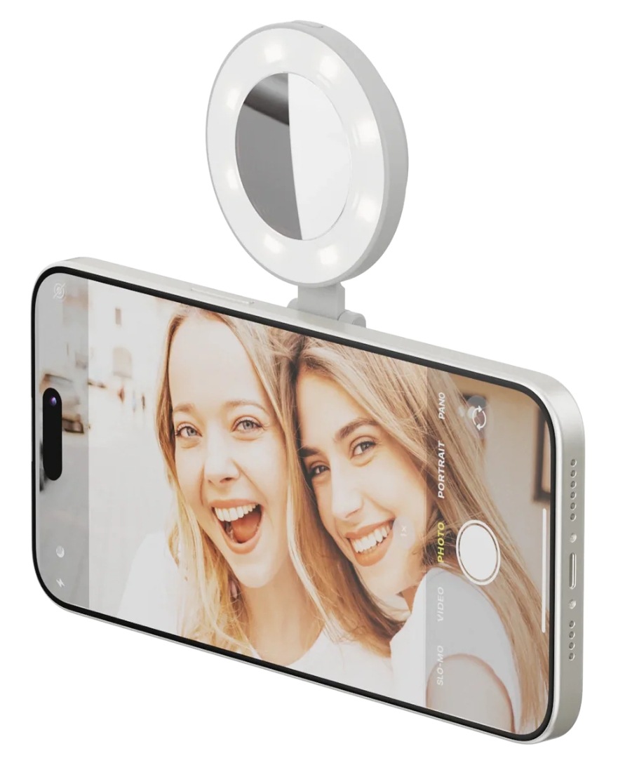 Mobilní světlo připevněné na smartphone
