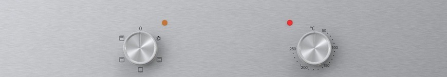 Ovládací panel u vestavné trouby Mora VT 111 GX.