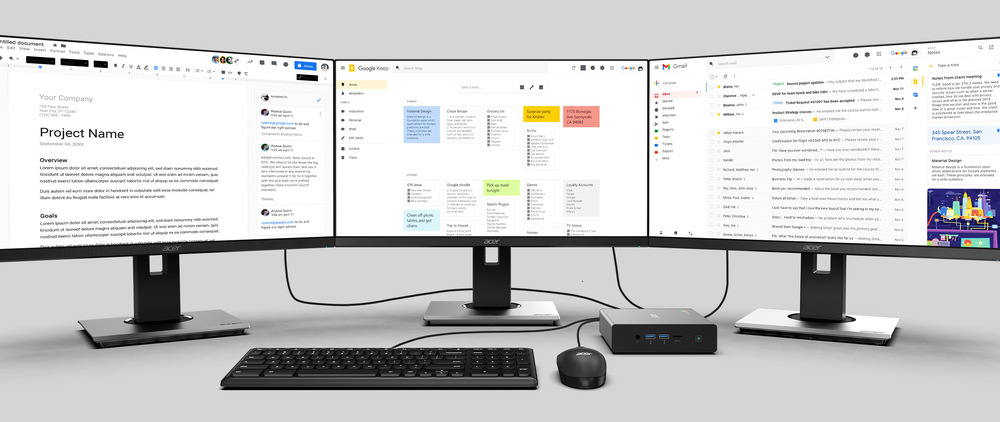 Stolní počítač Acer Chromebox CXI4 černý Acer Chromebox CXI4 (DG.E2DEC.006)
