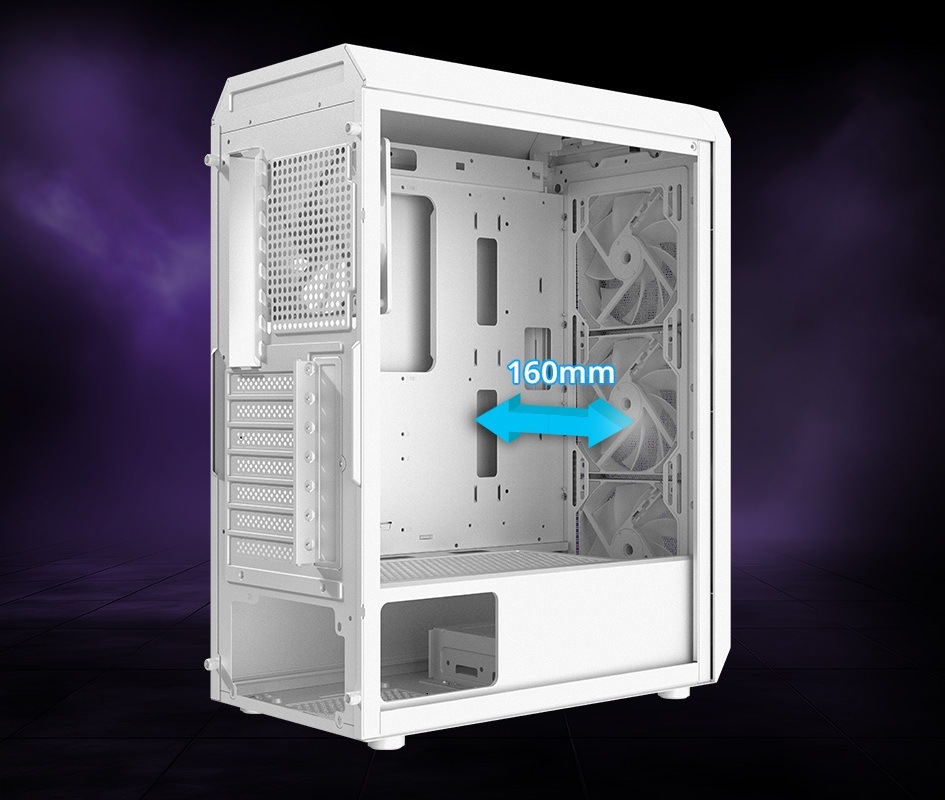Case ADATA XPG VALOR AIR PLUS bílá Case ADATA XPG VALOR AIR PLUS bílá