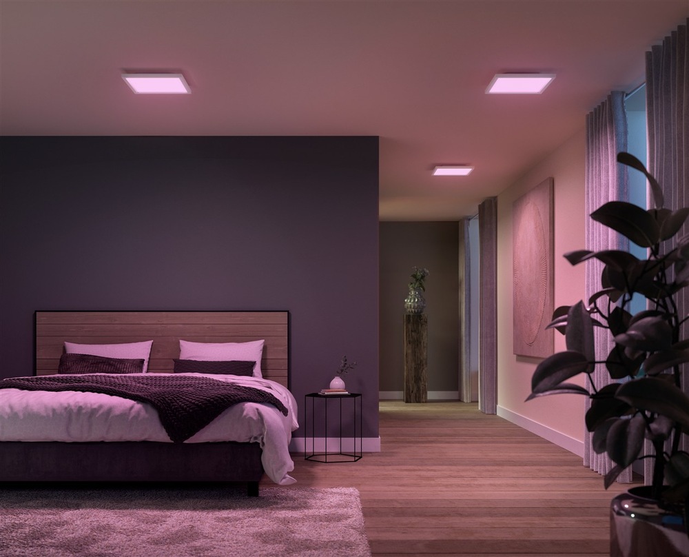 Iluminace ložnice s využitím RGB