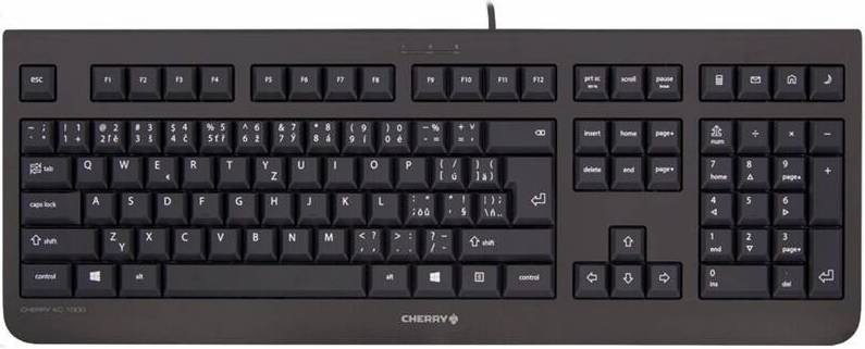 Klávesnice Cherry KC 1000, CZ+SK černá
