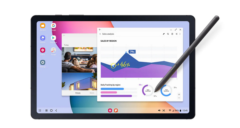 Dotykový tablet Samsung Galaxy Tab S6 Lite šedý Dotykový tablet Samsung Galaxy Tab S6 Lite šedý