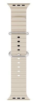 Řemínek Epico Strap Ocean na Apple Watch 42/44/45/49mm béžový Řemínek Epico Strap Ocean na Apple Watch 42/44/45/49mm béžový