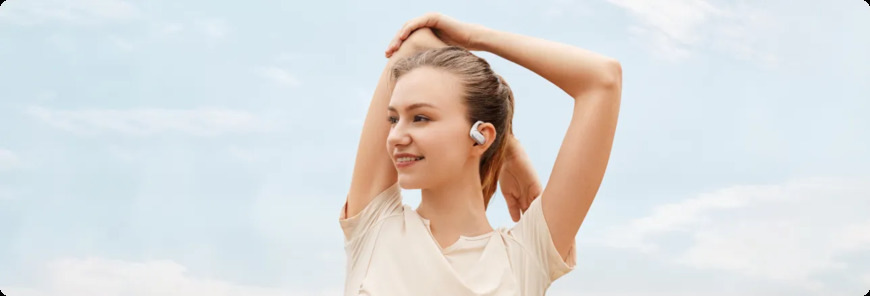 Sluchátka Shokz OpenFit Air černá Shokz OpenFit Air, černá