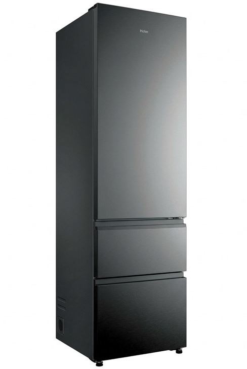 Chladnička komb. Haier HTR3620ANMP, nerezová barva