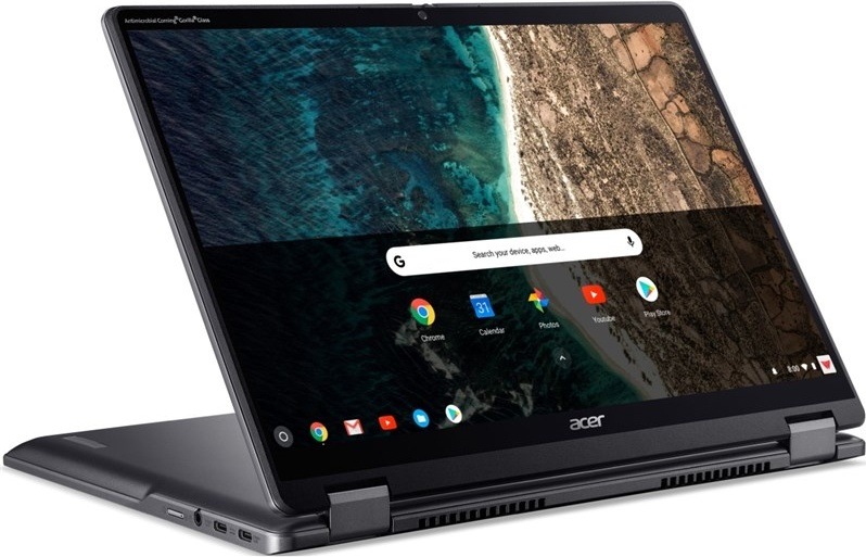 Notebook 2 v 1 Acer Chromebook Plus Spin 514, šedá barva