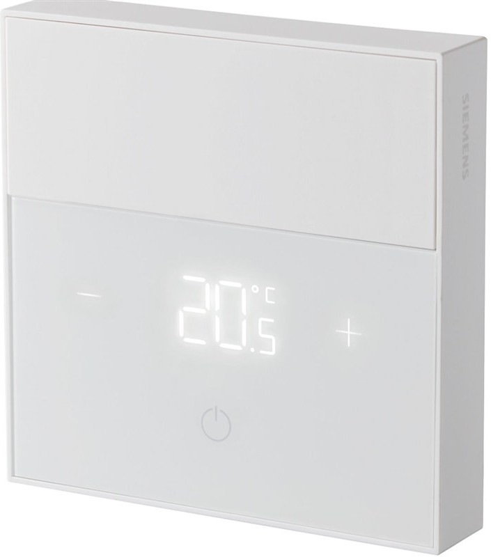 Prostorový termostat Siemens Connected Home RDZ103ZB slouží k regulaci teploty