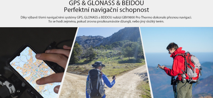 Mobilní telefon iGET BLACKVIEW GBV9800 Pro Thermo černý iGET BLACKVIEW GBV9800 Pro Thermo, černá