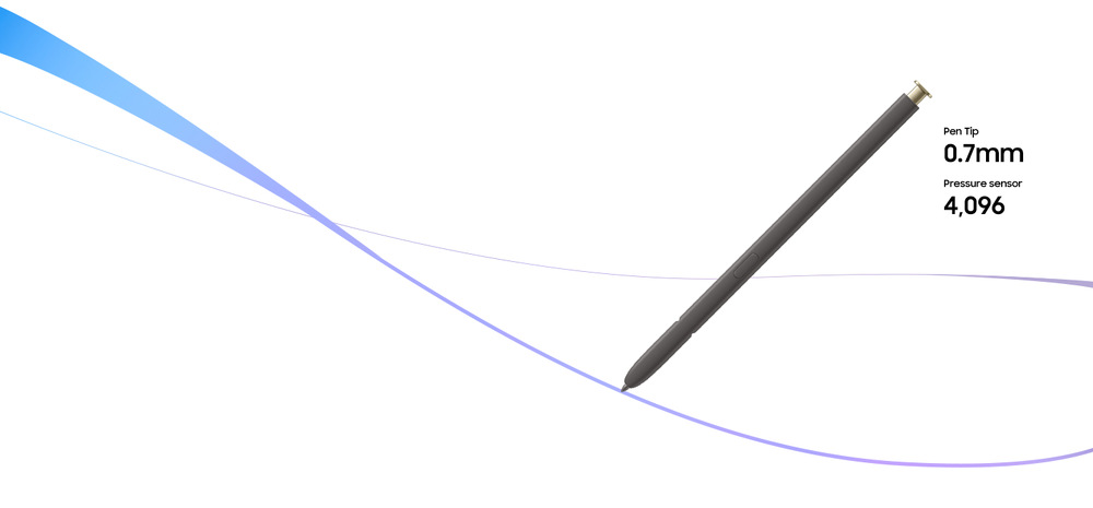 Stylus Samsung S Pen pro Galaxy S24 Ultra černý