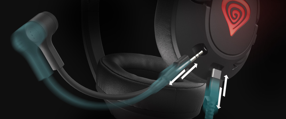 Headset Genesis RADON 800, 7.1 Virtual černá