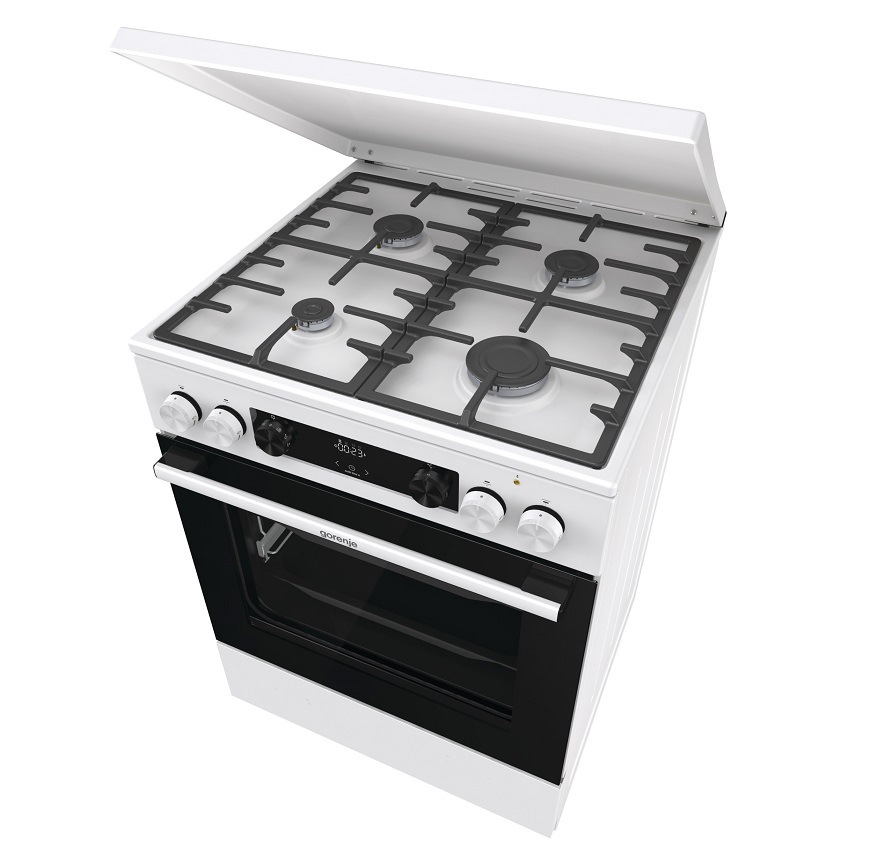Kombinovaný sporák Gorenje G600 GKS6C71WF bílý Sporák Gorenje GKS6C71WF, bílá, rychlý předehřev