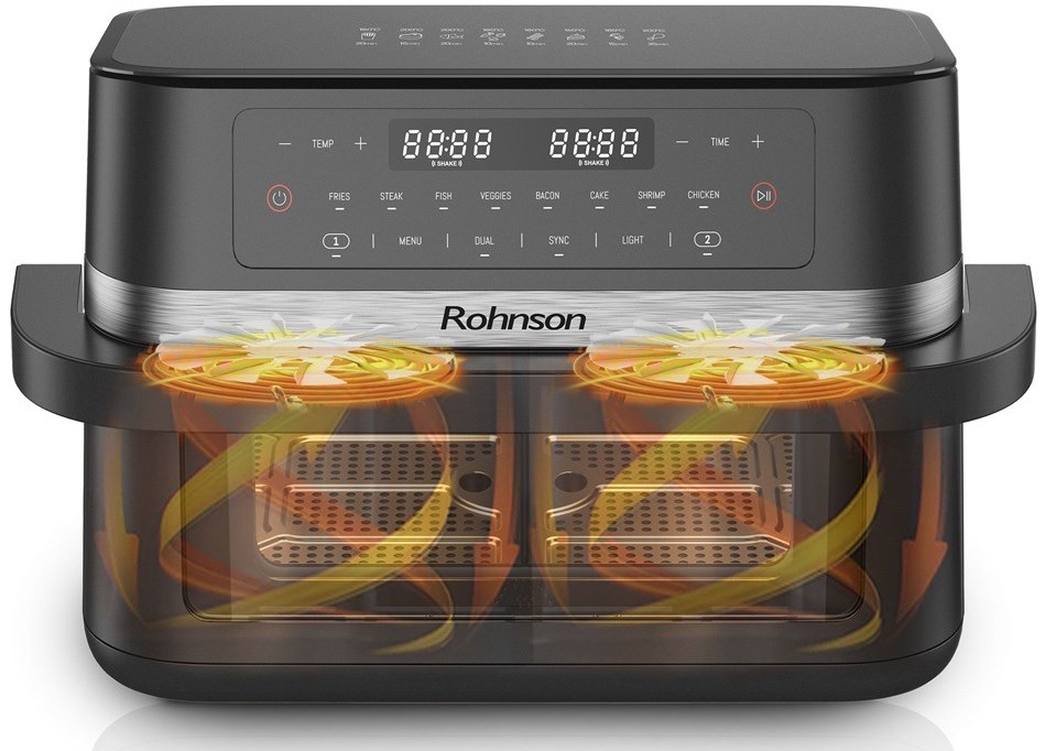 Fritéza horkovzdušná Rohnson R-2881, 11,5 l černá Fritéza horkovzdušná Rohnson R-2881, 11,5 l černá