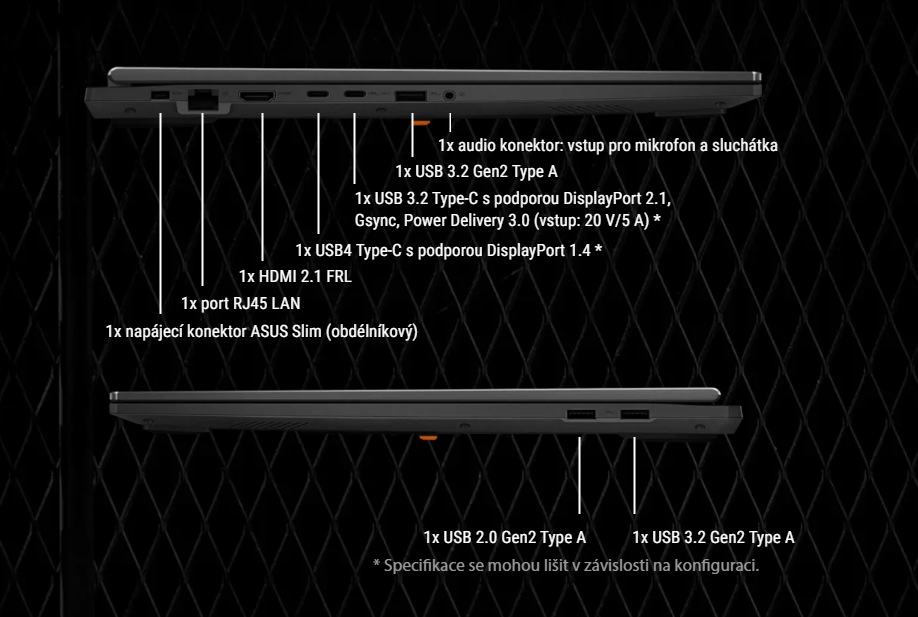 Notebook Asus TUF Gaming A18 šedý