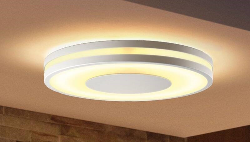 Stropní svítidlo Philips Hue Being White Ambiance, kruhové 35cm hliník
