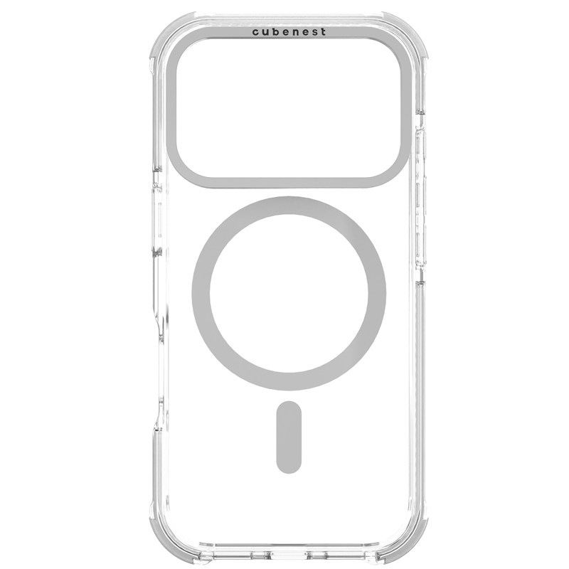 Kryt na mobil Cubenest MagPro Strong Guard na Apple iPhone 17 Pro bílý