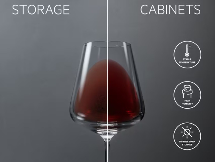 Vinotéka AEG série 7000 AWCD280B6B černá AEG AWS4020B5B podmínky pro skladování vína