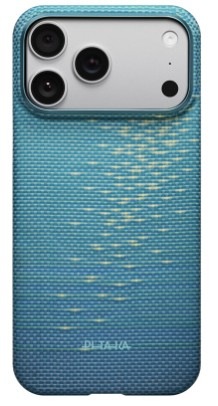 Kryt na mobil Pitaka Ultra-Slim Lucid Blue na Apple iPhone 17 Pro v modré barvě