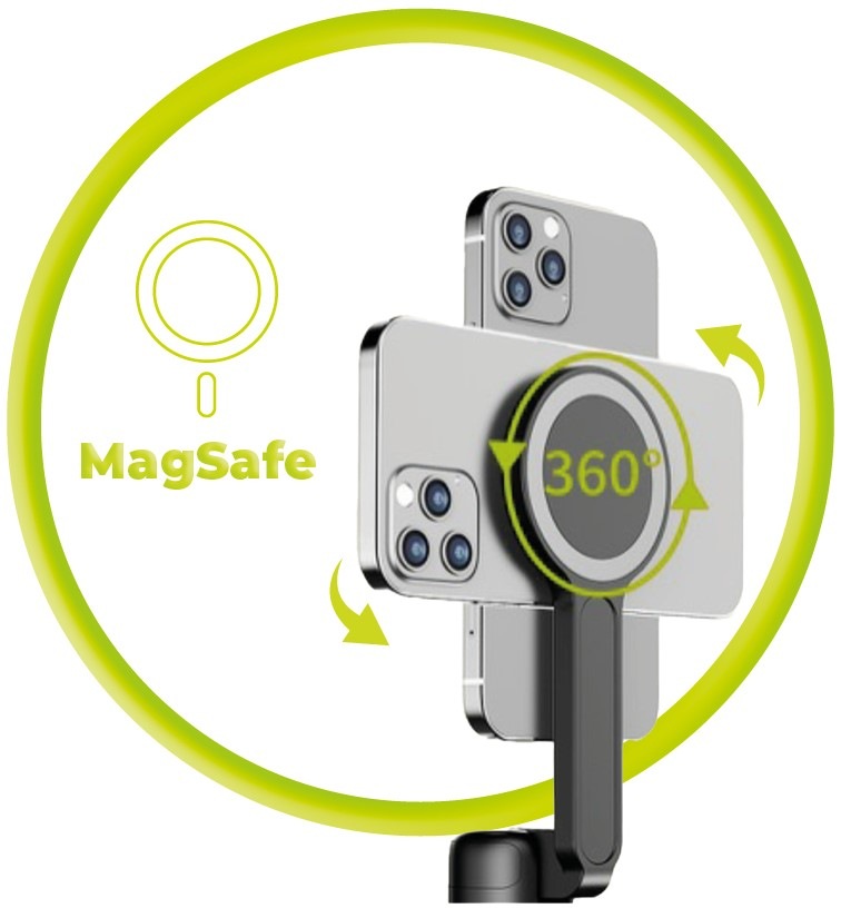 Selfie tyč Mobile Origin Magnetic Selfie Stick Tripod S2 černá Selfie tyč Mobile Origin Magnetic Selfie Stick Tripod S2 černá