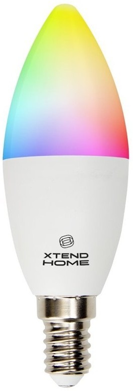 Stmívatelná Wi-Fi žárovka Xtend Home 4,8 W s paticí E14 a světelným tokem 450 lm