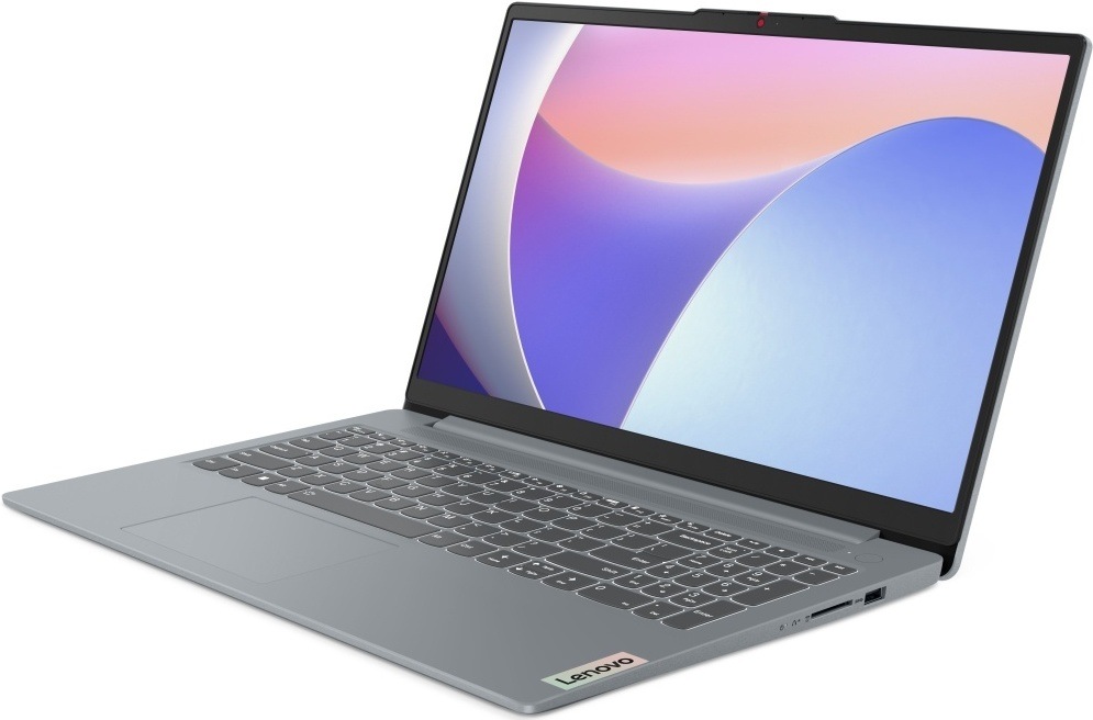 Notebook Lenovo IdeaPad Slim 3 15ABR8 šedý Notebook Lenovo IdeaPad Slim 3 s tenkou a lehkou konstrukcí s otevřeným displejem