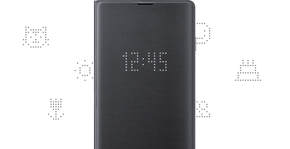 Pouzdro na mobil flipové Samsung LED View na Galaxy S10 zelené