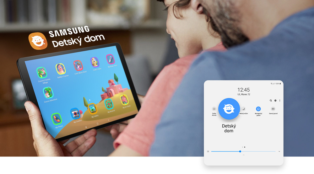 Dotykový tablet Samsung Galaxy Tab A 10.1 stříbrný Dotykový tablet Samsung Galaxy Tab A 10.1 stříbrný