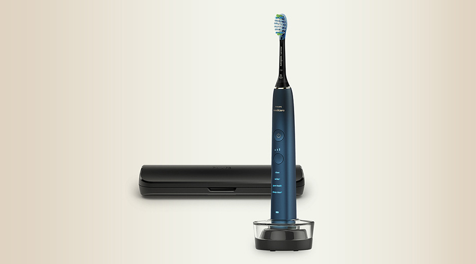 Zubní kartáček Philips Sonicare DiamondClean HX9911/88 černý/modrý Zubní kartáček Philips Sonicare DiamondClean HX9911/88 černý/modrý