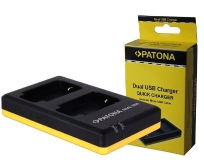 Nabíječka PATONA Dual Quick pro Sony NP-FW50 USB Nabíječka PATONA Dual Quick pro Sony NP-FW50 USB