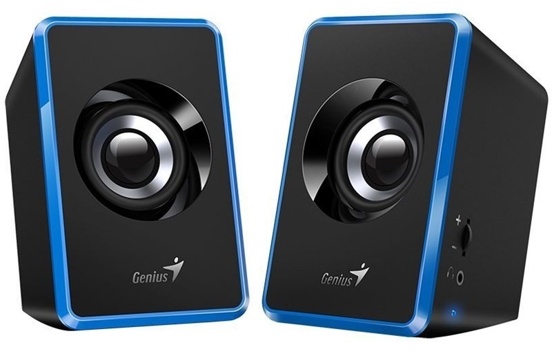 Reproduktory Genius SP-U125, 2.0, 3W černé/modré