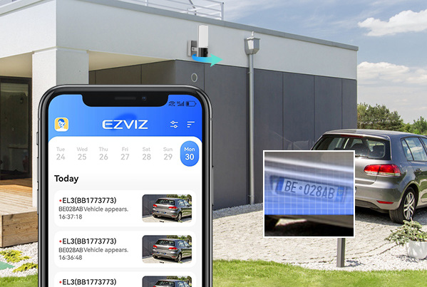 IP kamera EZVIZ EL3 se světlem bílá