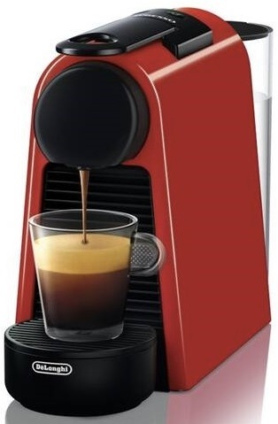 Kapslový kávovar De'Longhi Nespresso Essenza Mini EN85.R červený