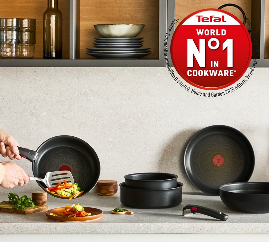 Tefal náčiní v moderní kuchyni.